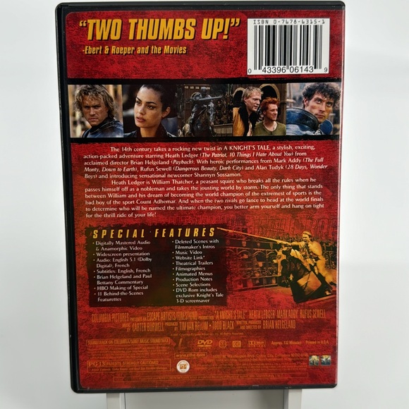 A Knight’s Tale. Heath Ledger. 2001 - Picture 3 of 4